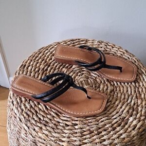 Bernardo Black Leather Women's Sandals